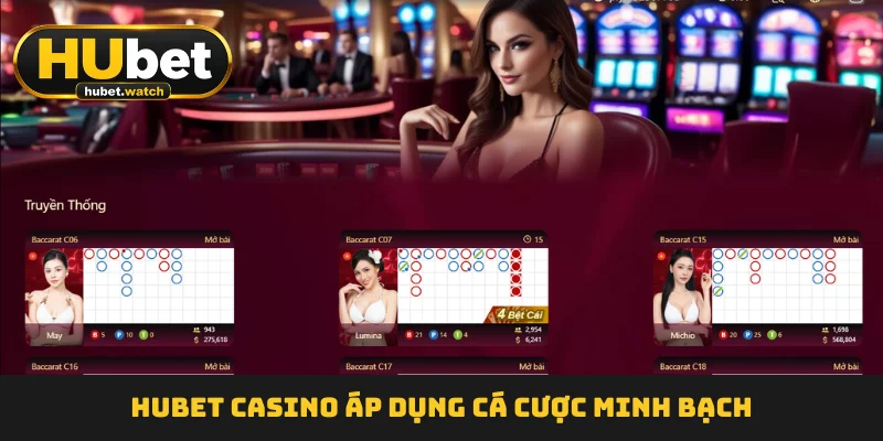 HUBET casino áp dụng cá cược minh bạch HUBET casino áp dụng cá cược minh bạch